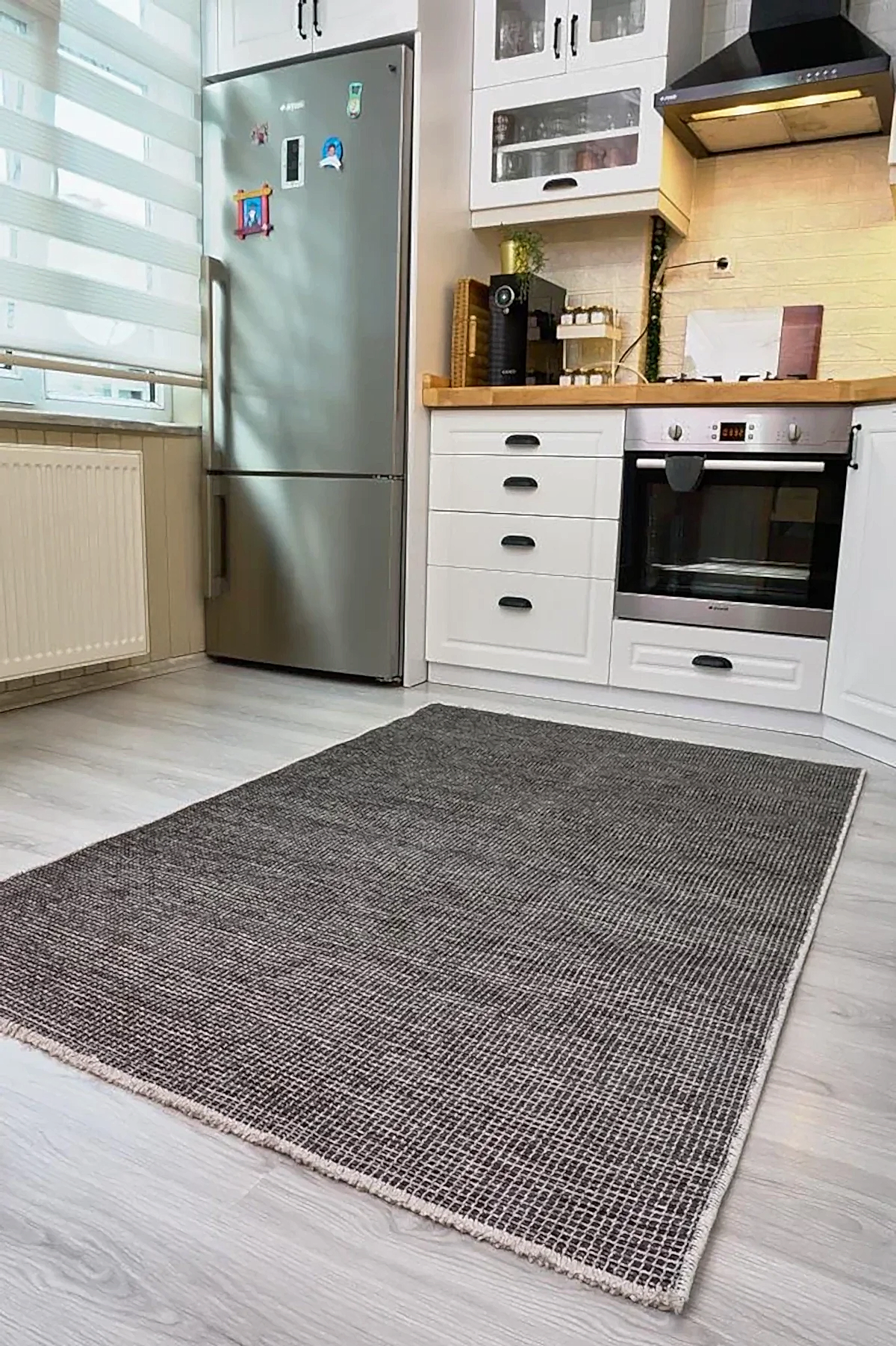 Apex Pandora 2415 Antrasit Makine Halısı