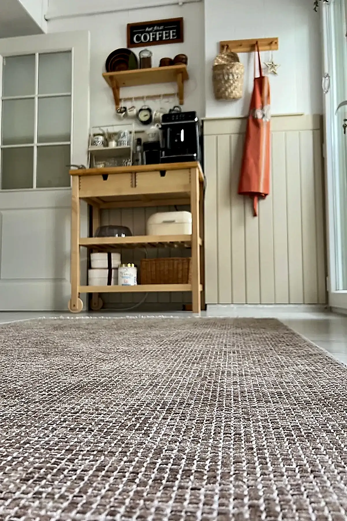 Apex Pandora 2412 Bej Makine Halısı