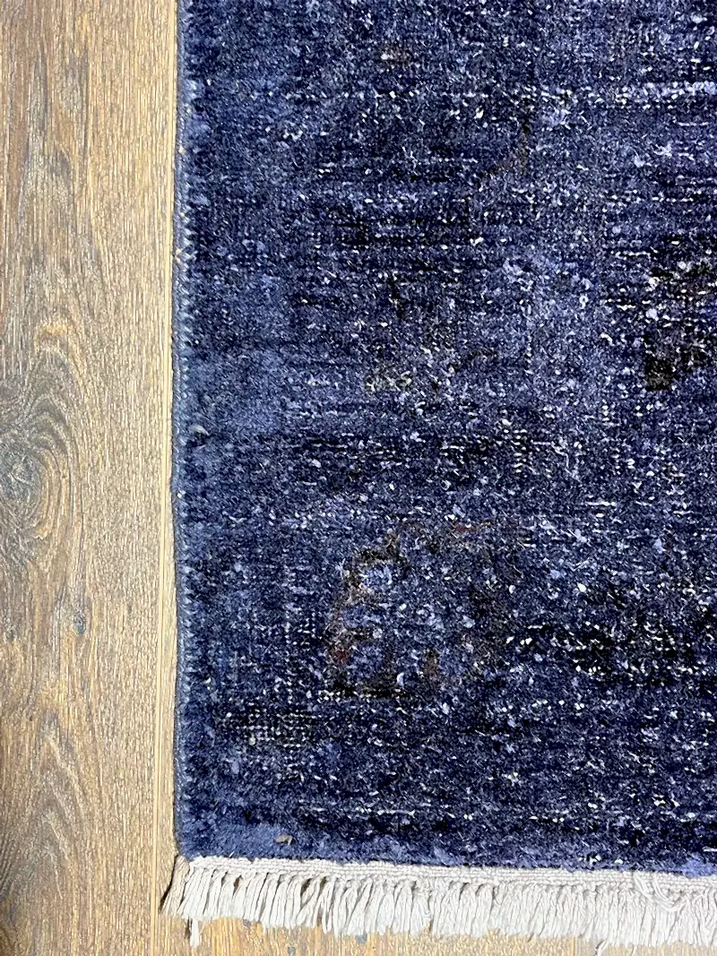 Overdye Serisi Eskitme El Dokuma Mor Halı