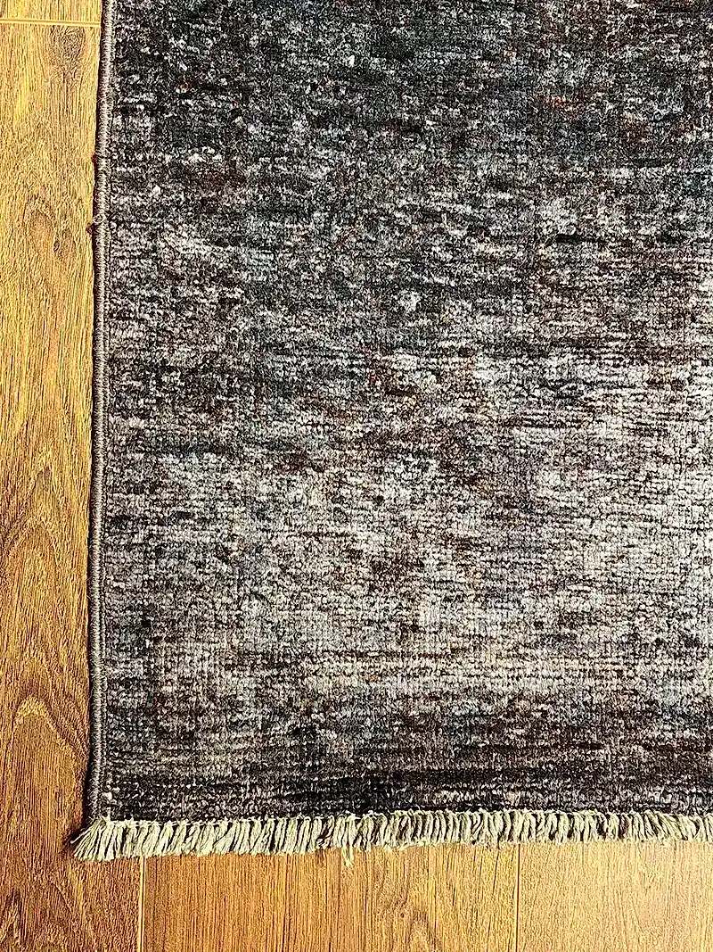 Overdye Serisi Eskitme El Dokuma Lacivert Halı