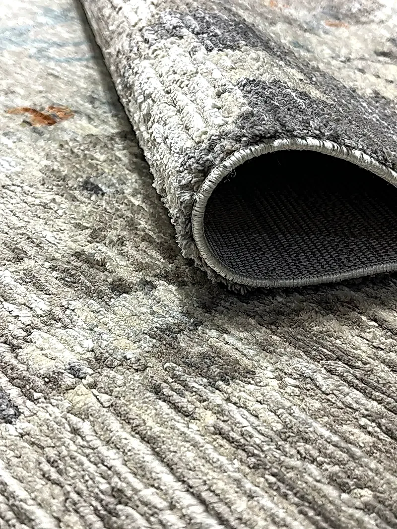 Woolknot Ametist Vintage Desenli Bej Makine Halısı