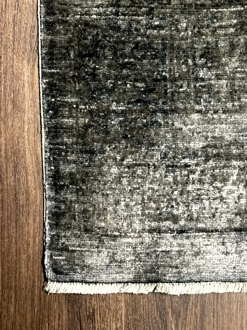 Overdye Serisi Eskitme El Dokuma Yeşil Halı