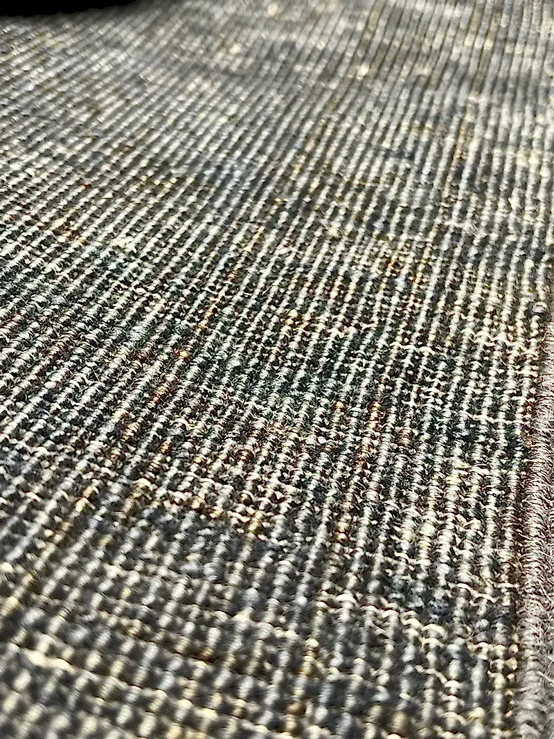 Overdye Serisi Eskitme El Dokuma Lacivert Halı