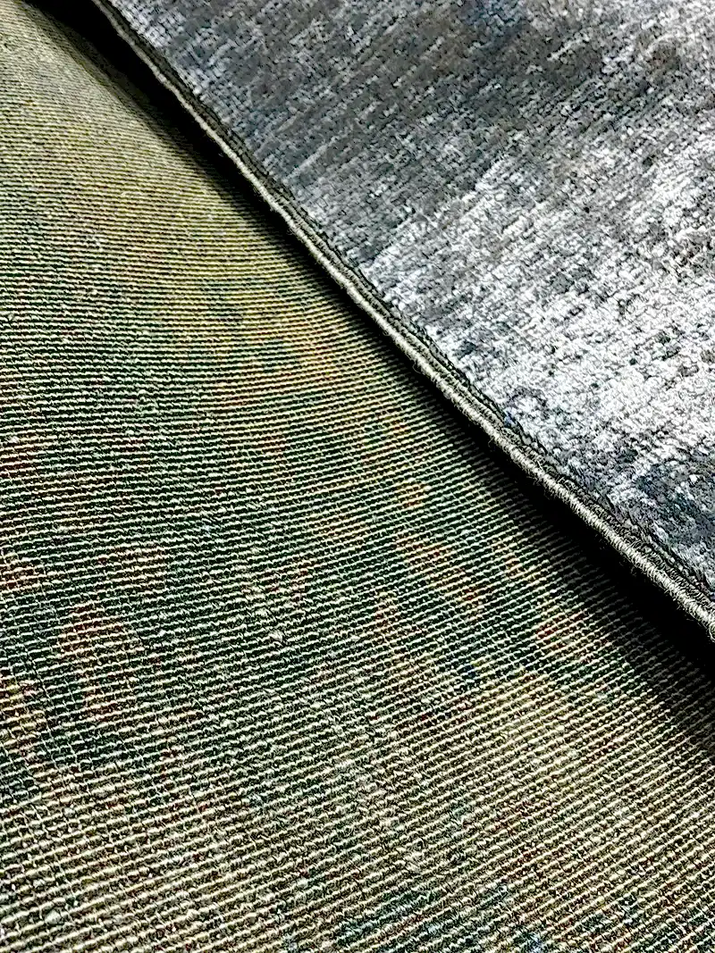 Overdye Serisi Eskitme El Dokuma Yeşil Halı