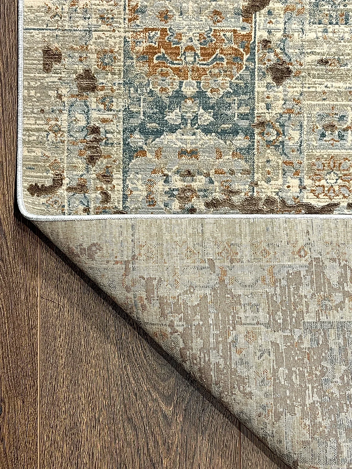 Heradye Serisi Uşak Desen Kahve Bambu Özel Tezgah Halısı