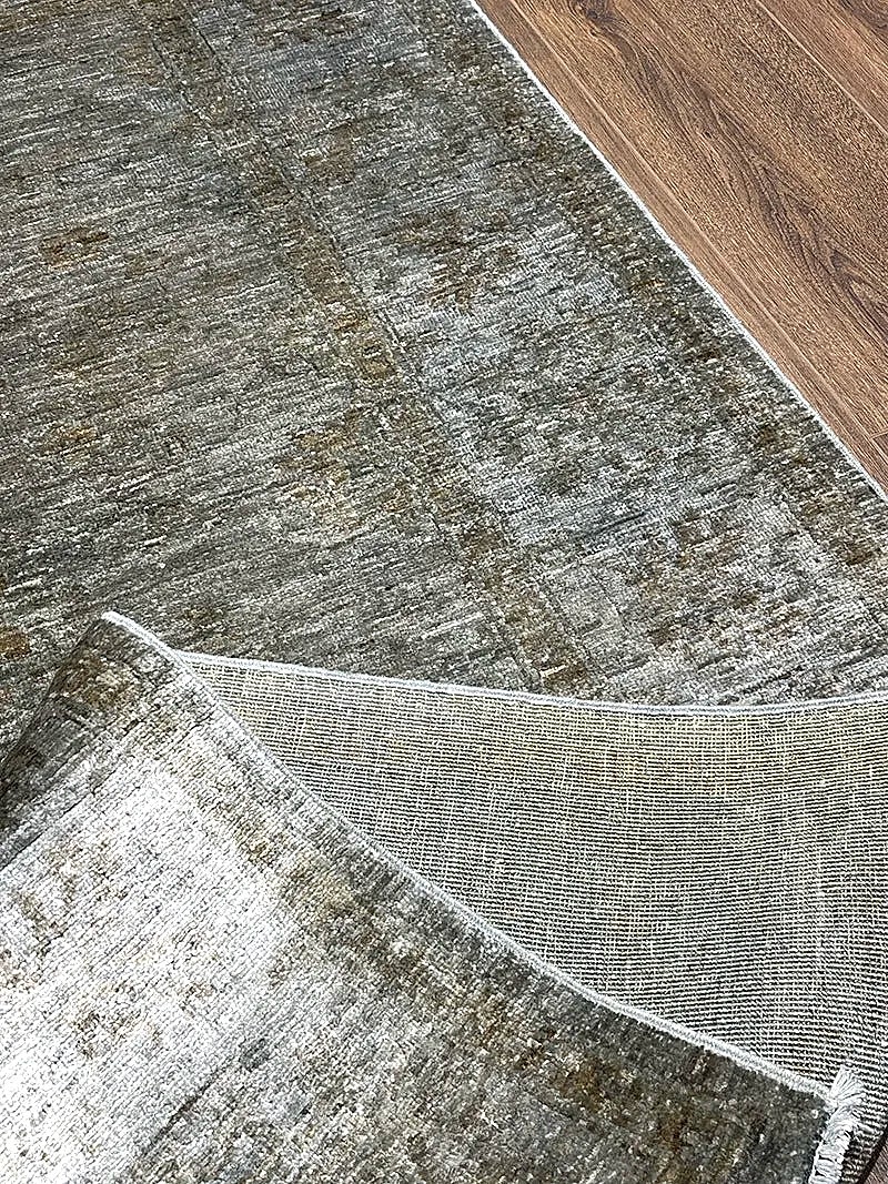 Overdye Serisi Eskitme El Dokuma Kahve Halı