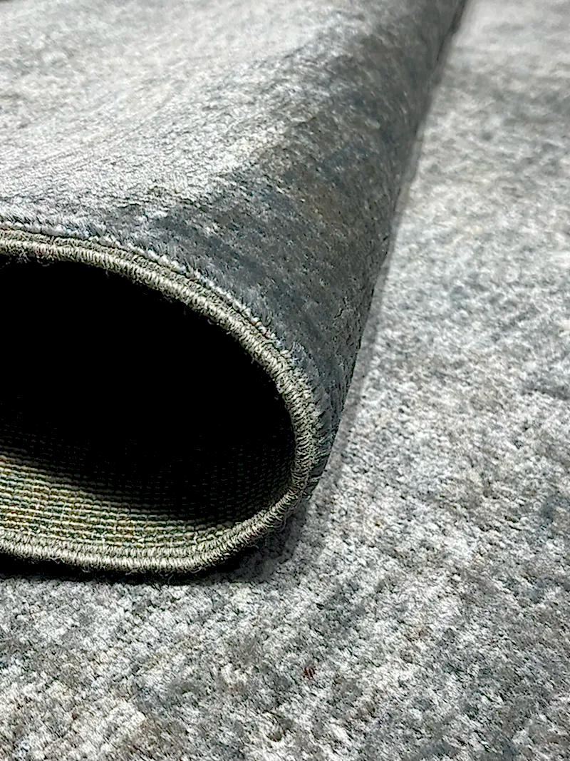 Overdye Serisi Eskitme El Dokuma Yeşil Halı