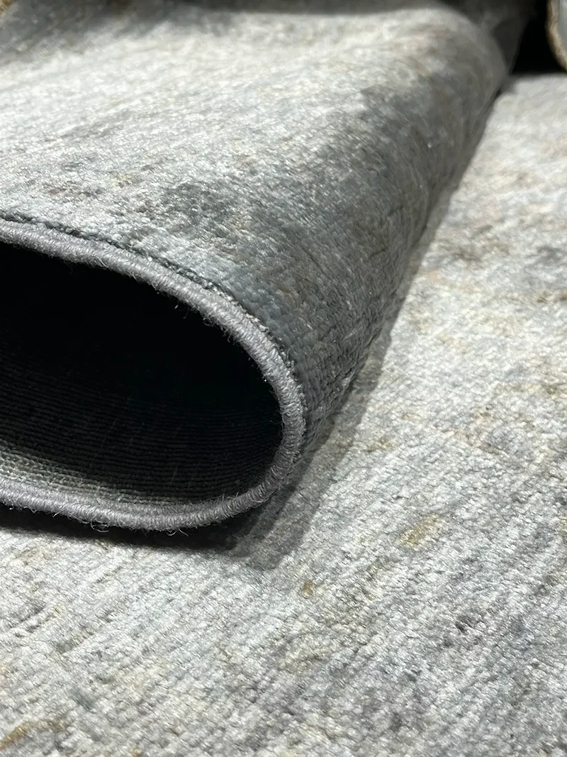 Overdye Serisi Eskitme El Dokuma Lacivert Halı