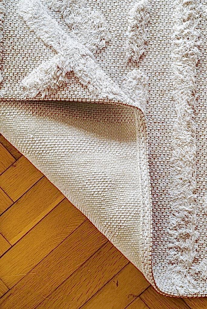 Apex Habitat 7601 Krem İskandinav Desen Halı