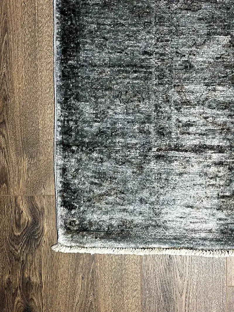 Overdye Serisi Eskitme El Dokuma Lacivert Halı