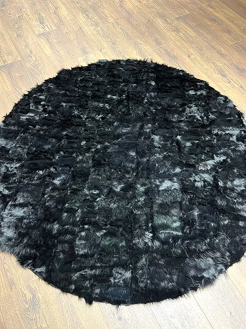 Toscana Serisi Sade Desenli Deri Post Halı