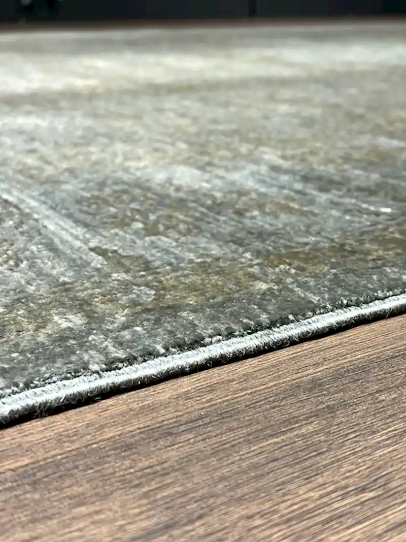 Overdye Serisi Eskitme El Dokuma Kahve Halı