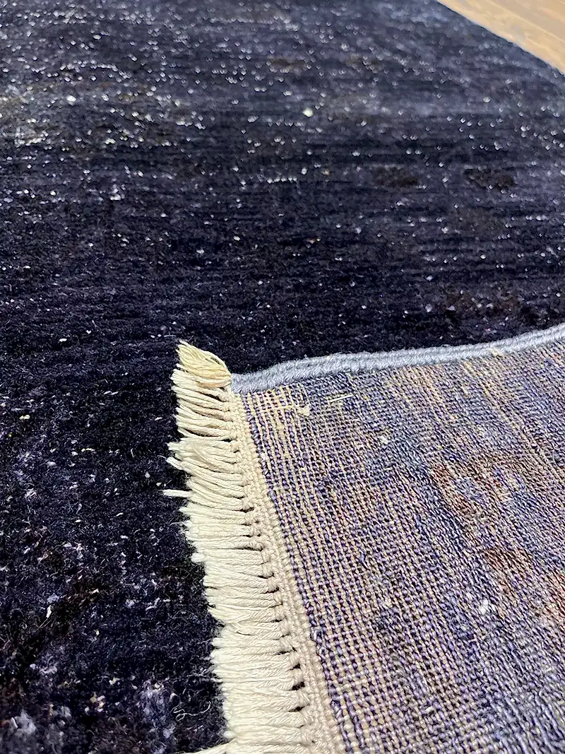 Overdye Serisi Eskitme El Dokuma Mor Halı