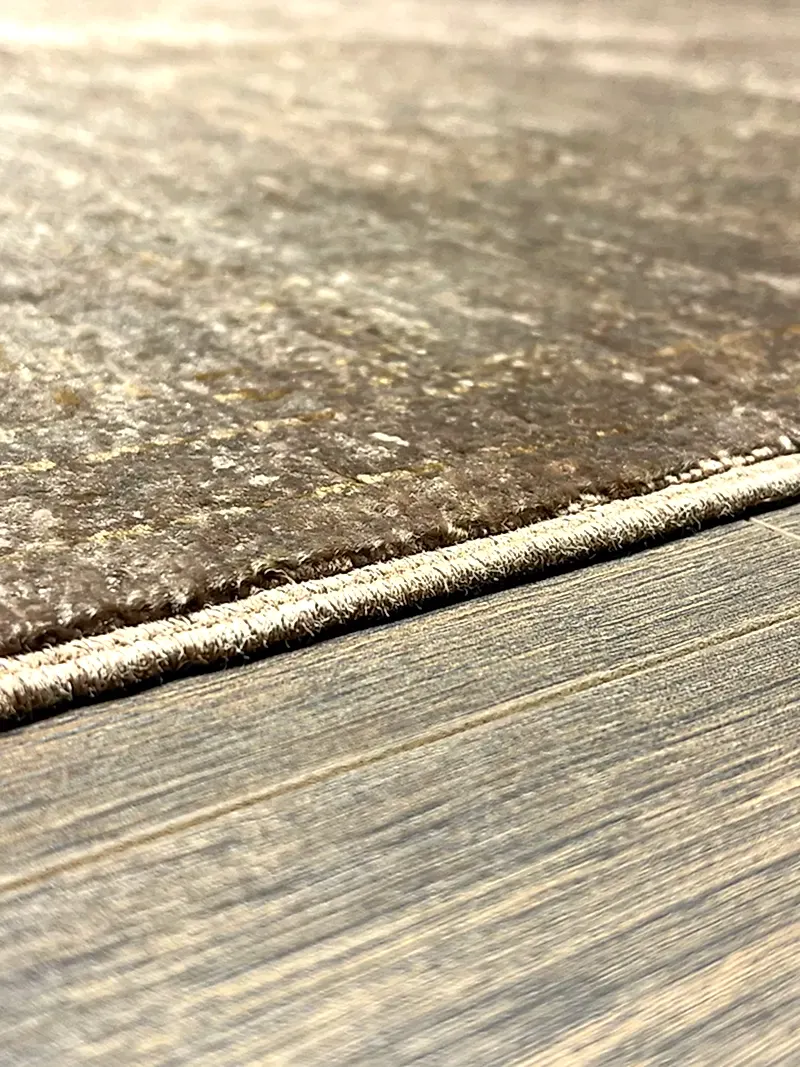 Overdye Serisi Eskitme El Dokuma Kahve Halı