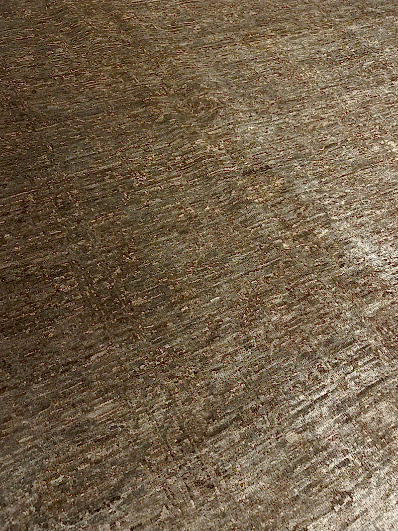 Overdye Serisi Eskitme El Dokuma Sarı Halı