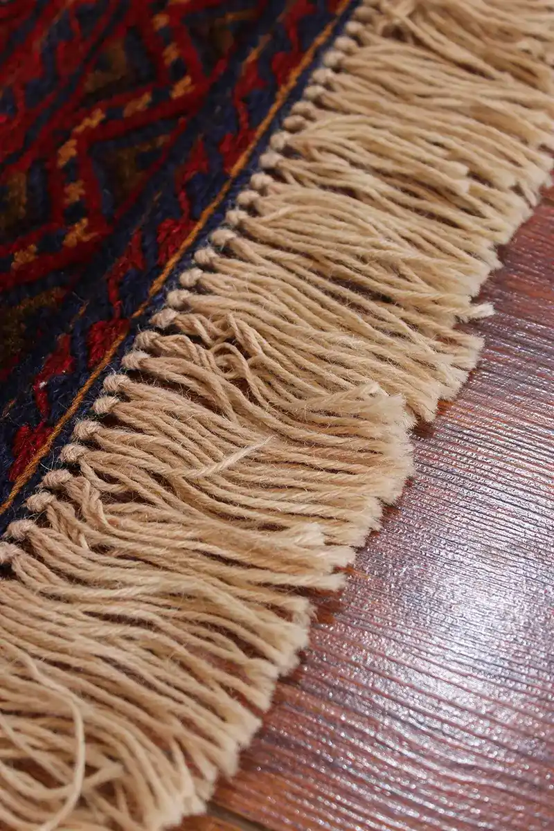 El Dokuma Afgan Berceste Bordo Yün Kilim