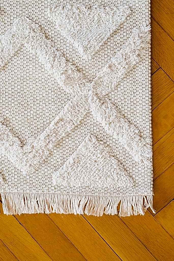 Apex Habitat 7601 Krem İskandinav Desen Halı