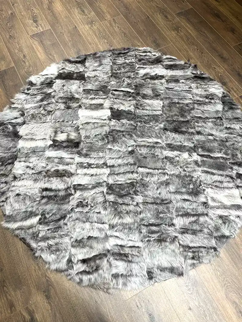 Toscana Serisi Sade Desenli Deri Post Halı