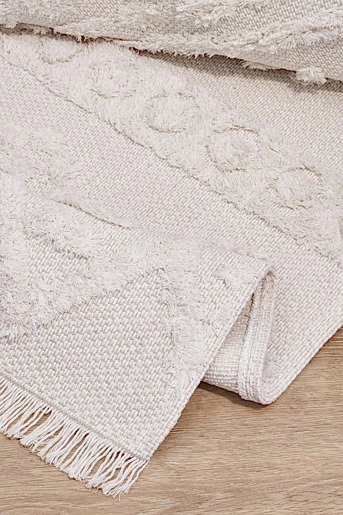 Apex Habitat 7601 Krem İskandinav Desen Halı