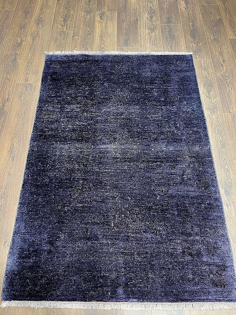 Overdye Serisi Eskitme El Dokuma Mor Halı