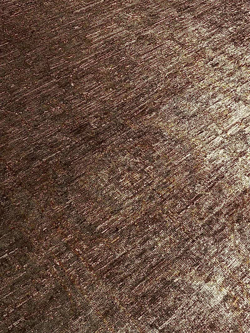 Overdye Serisi Eskitme El Dokuma Kahve Halı