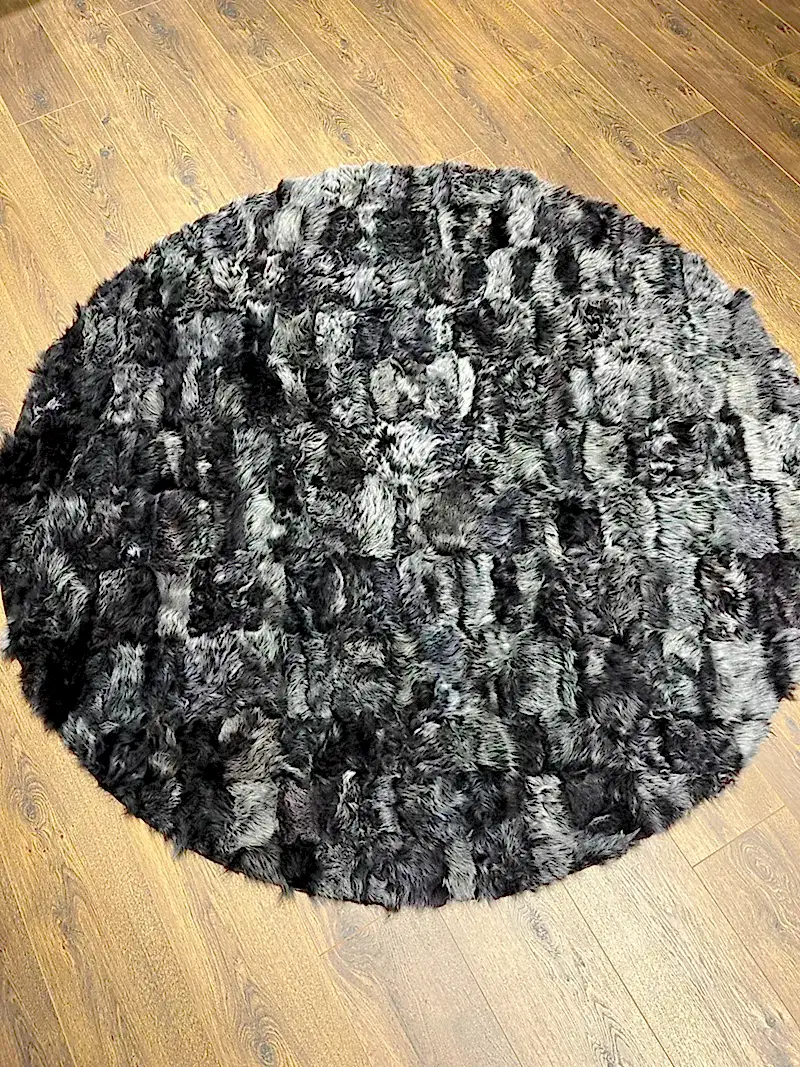 Toscana Serisi Sade Desenli Deri Post Halı