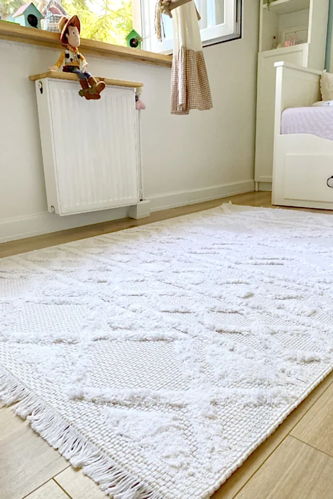 Apex Habitat 7601 Krem İskandinav Desen Halı